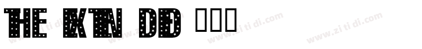 THE EXTEN DED字体转换
